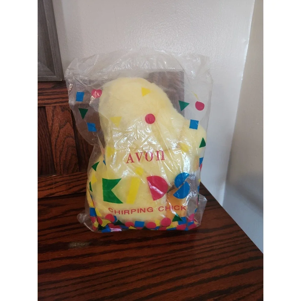 Vintage‎ Avon Plush chirping chick Easter plush 1994 NOS VTG